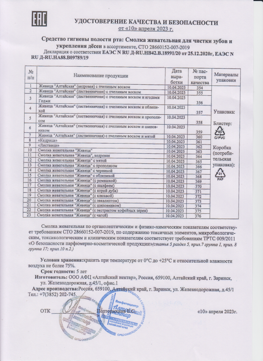 Паспорт №042023